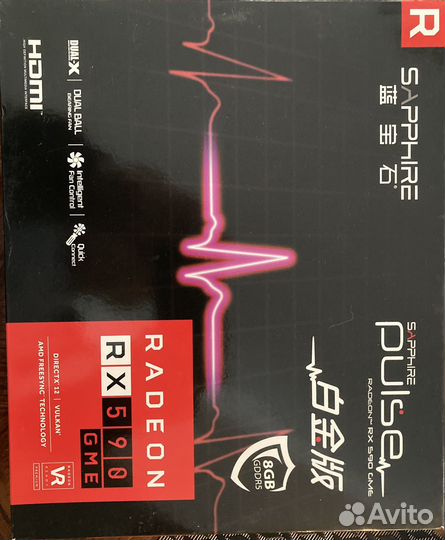 Видеокарта Saphire Radeon RX 590 GME 8gb