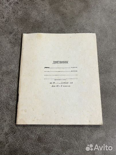 Дневник советского школьника, СССР