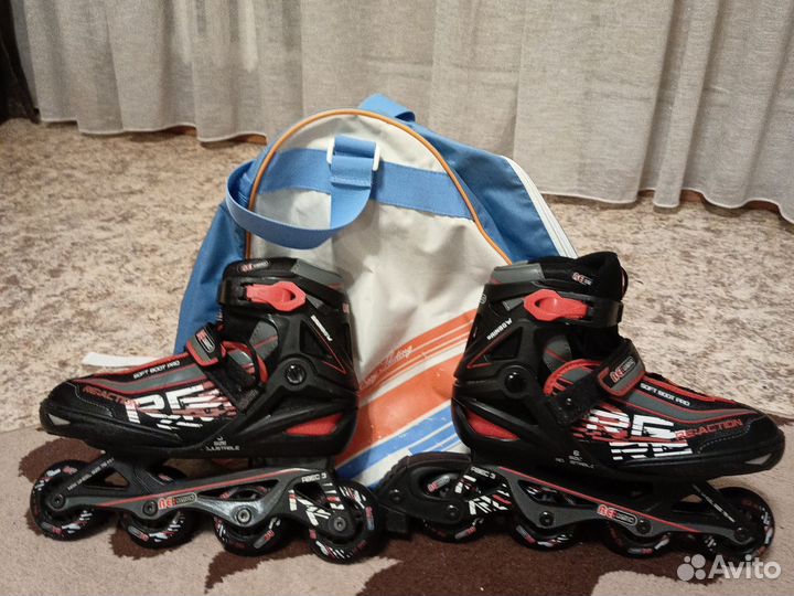 Роликовые коньки детские раздвижные 36-41