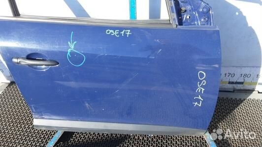 Дверь передняя правая renault megane 3 (OSE17E201)