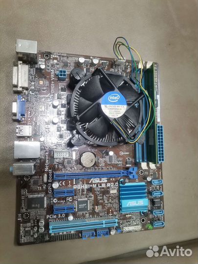 Связка 1155, CPU i3, озу 4Gb