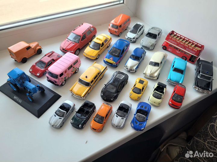 Машинки модели пакетом или поштучно