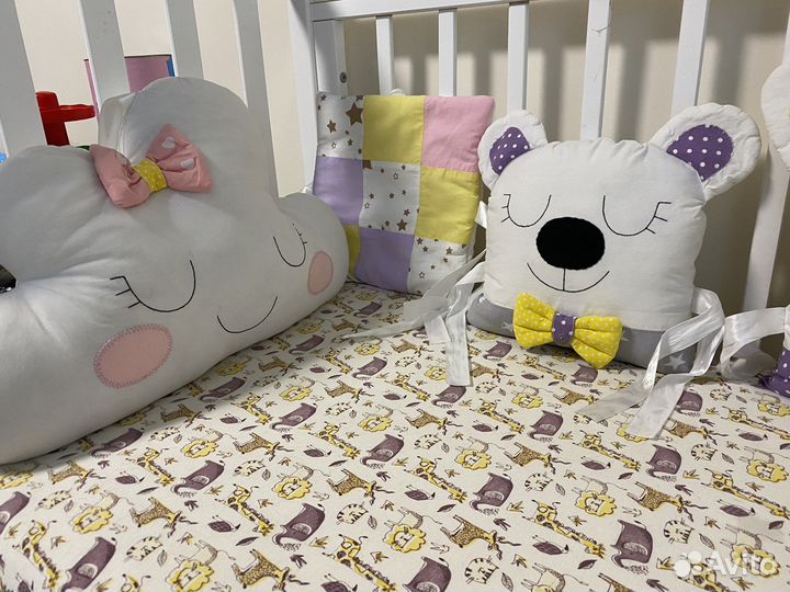 Бортики в кроватку