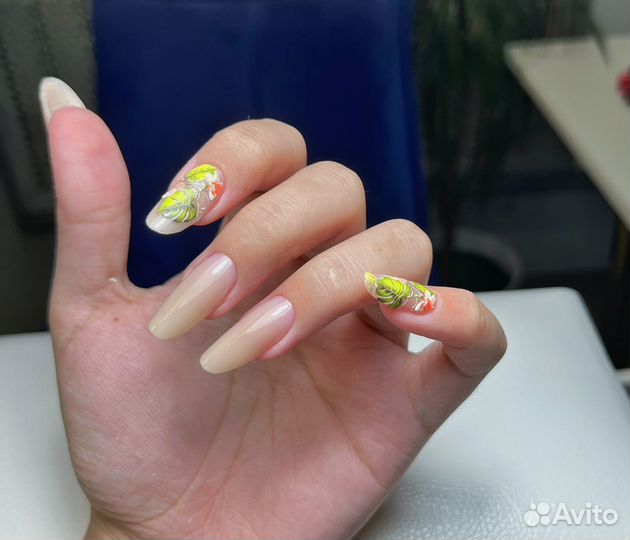 Модель гель лак, наращивание, опыт 4 года