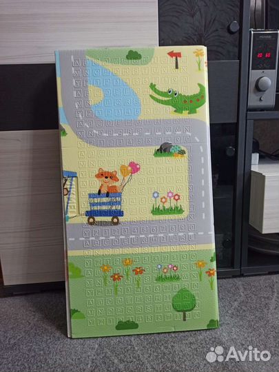 Детский игровой коврик mikmel складной