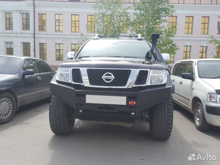 Бампер передний силовой Ниссан Навара д40 2010-15