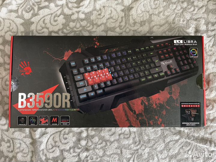 Игровая клавиатура Bloody B3590R