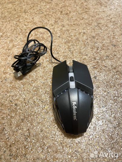 Мышь компьютерная светящаяся