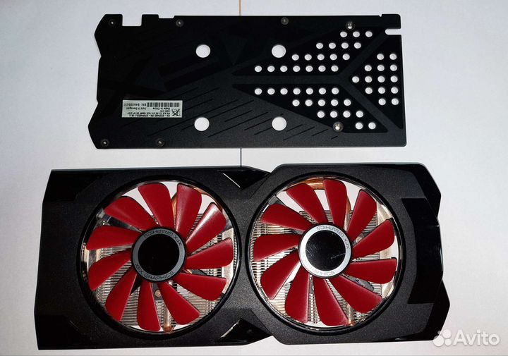 Радиатор охлаждения для видеокарты XFX RX 570