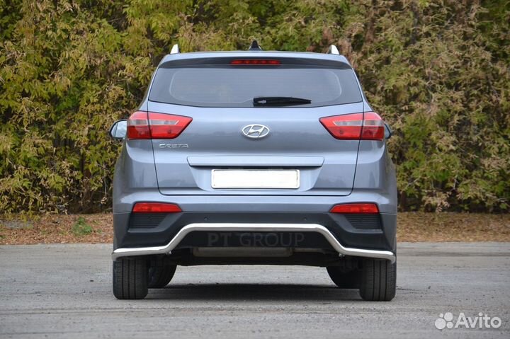 Защита заднего бампера 