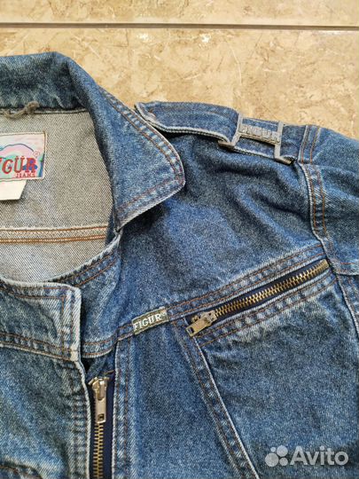 Винтажная джинсовая косуха Figur