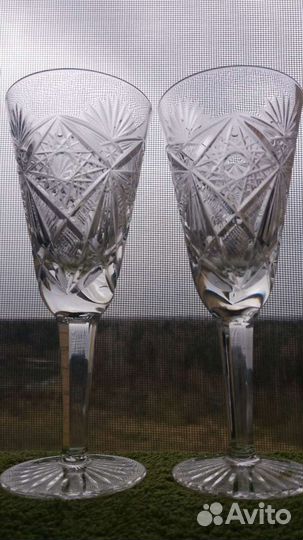 Хрустальные фужеры