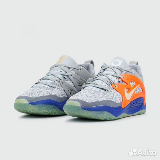 Баскетбольные Nike KD 15 Grey Orange