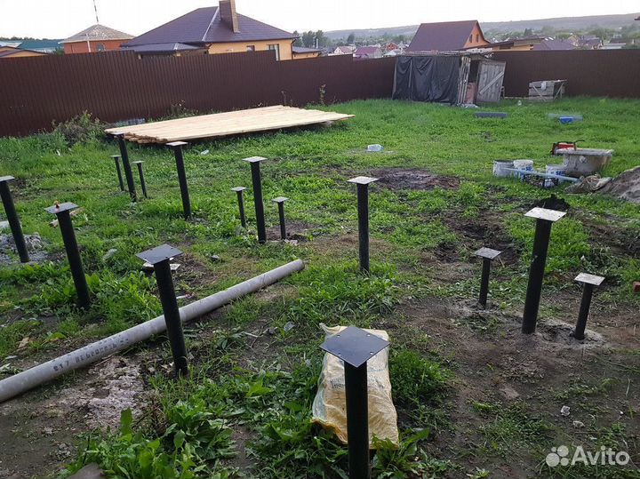 Винтовые сваи под ключ / Фундамент