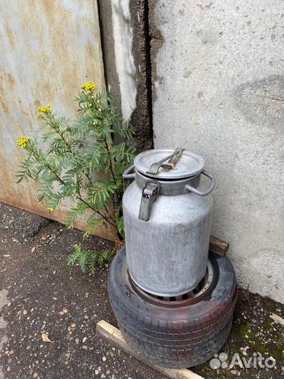 Фляга алюминиевая молочная