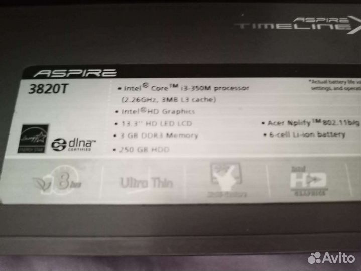Ноутбук acer core i3 обмен продажа