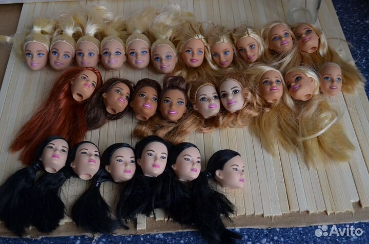 Головы кукол барби