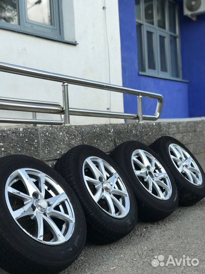 Колеса в сборе K&K R14 4х100 с резиной