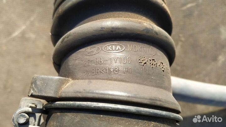 Патрубок воздушного фильтра, гофра Киа Пиканто 2