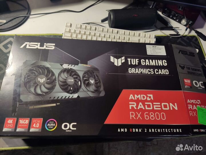 Видеокарта amd Rx 6800 16 g Asus tuf