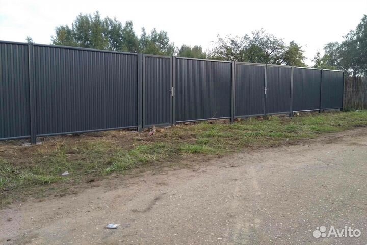 Забор из профнастила 