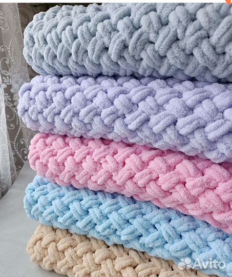 Плед детский плюшевый