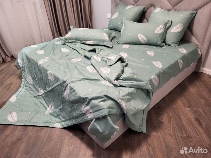 Постельное белье с готовым одеялом