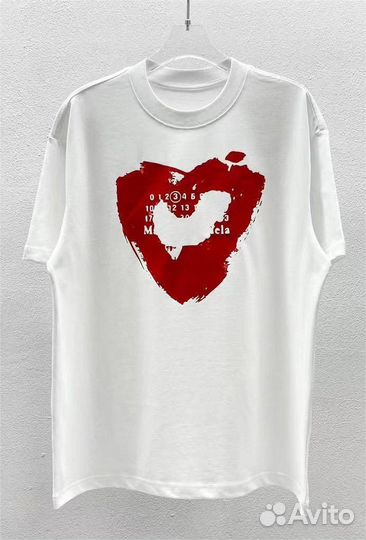 Футболка Maison Margiela оверсайз шикарная (Хит)