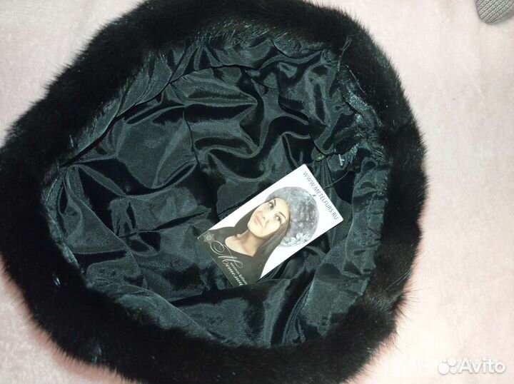 Берет норковый новый