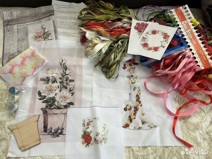 Наборы для вышивания лентами