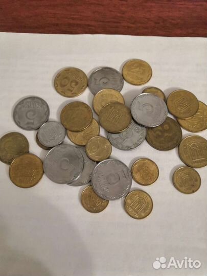 Монеты дальнего зарубежья, Украины и России