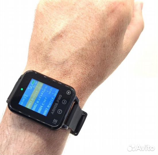 Влагозащищенный пейджер часы для официанта Элит