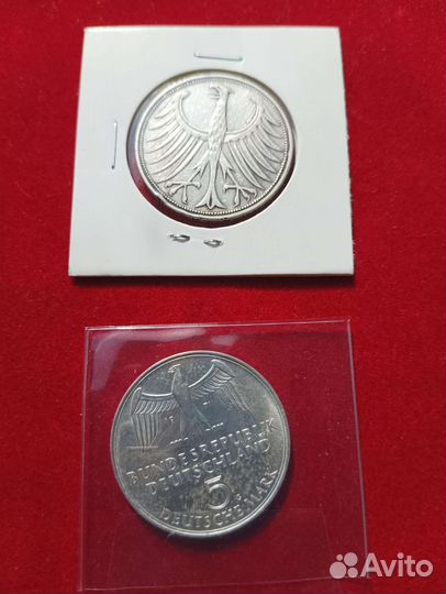 Монеты фрг 5 марок