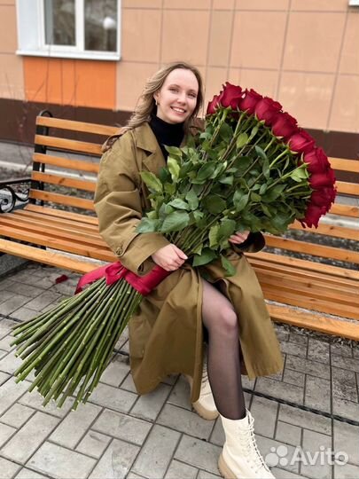 Цветы розы букеты из роз с доставкой Любой цвет