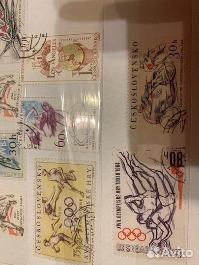 Почтовые марки Чехословакии