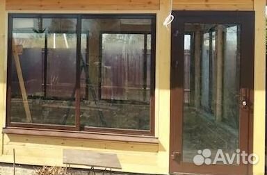 Беседка остекление из алюминия