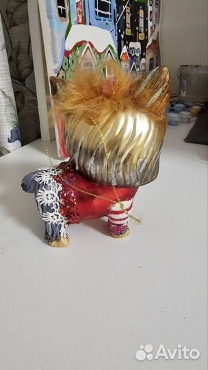 Елочные игрушки собаки