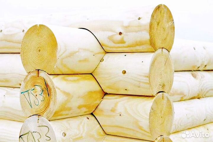 Оцилиндрованное бревно