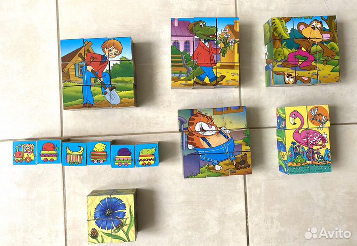 Кубики Фигуры Конструктор мягкий