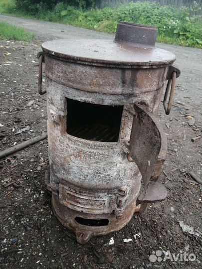 Чугунная печка буржуйка 2 шт