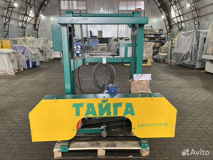 Пилорама с мощными рельсами Тайга Т-2М-У