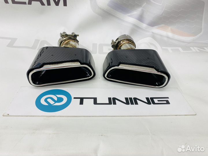 Насадки BMW G30 MP стиль карбон