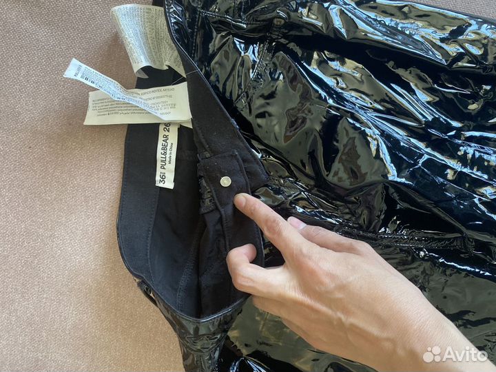 Кожаные брюки pullandbear