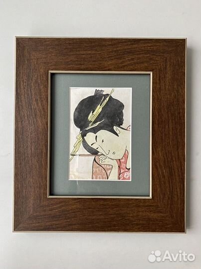 Картины в раме акварель 2 шт