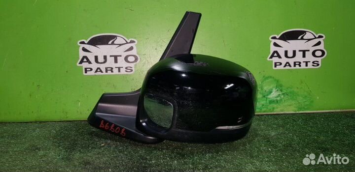 Зеркало honda N-BOX JF3 S07B 2018 Перед. Лев. чёрный