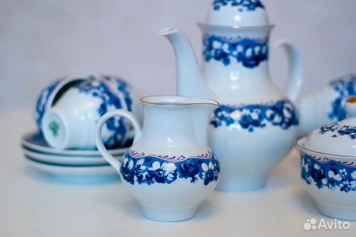 Винтаж: Чайно-кофейный сервиз Jlmenau Германия