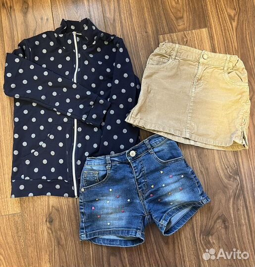 Пакет одежды на девочку 122-134