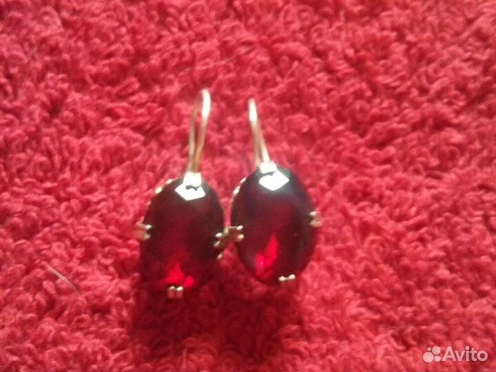 Серьги СССР и браслет