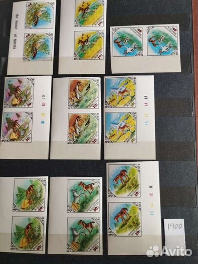 Почтовые марки Монголии