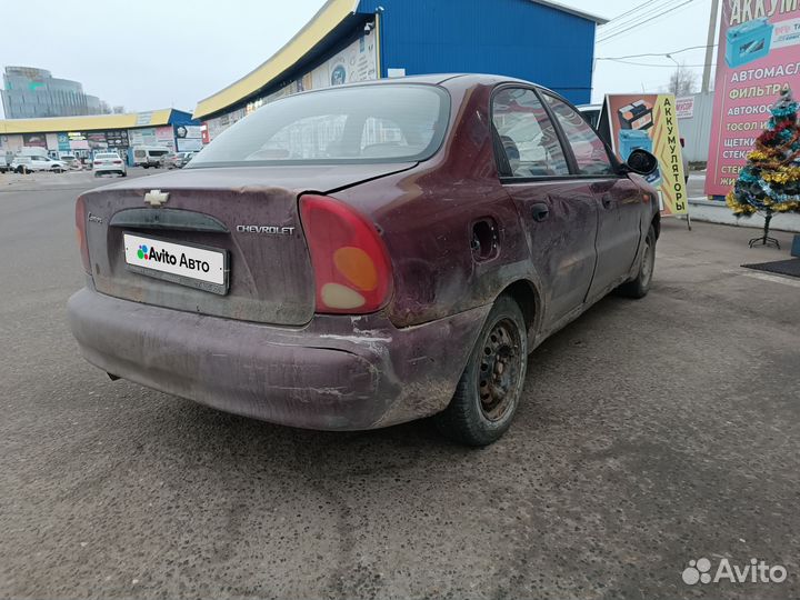Chevrolet Lanos 1.5 МТ, 2008, 186 500 км